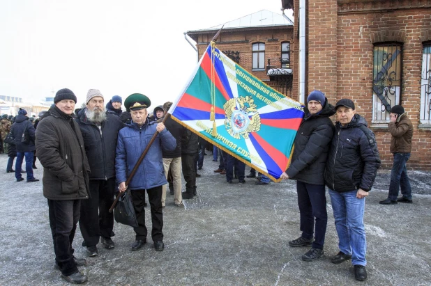 Митинг, посвященный 29-й годовщине вывода советских войск из Афганистана. Барнаул, 15 февраля 2018 года.