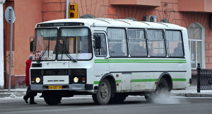 Автобус 37-го маршрута в Барнауле