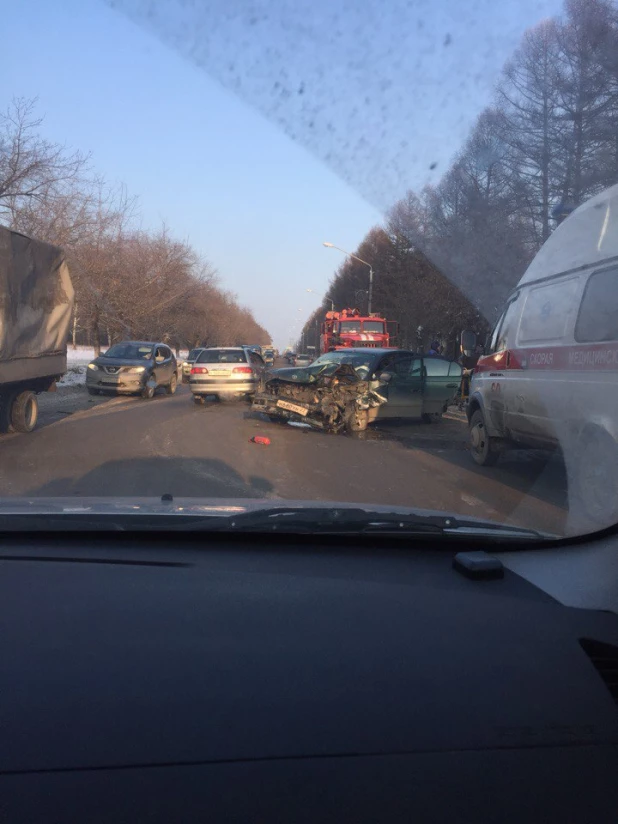 Авария в пос. Южном.