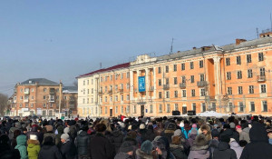 Митинг в Рубцовске 17 февраля 2018 года