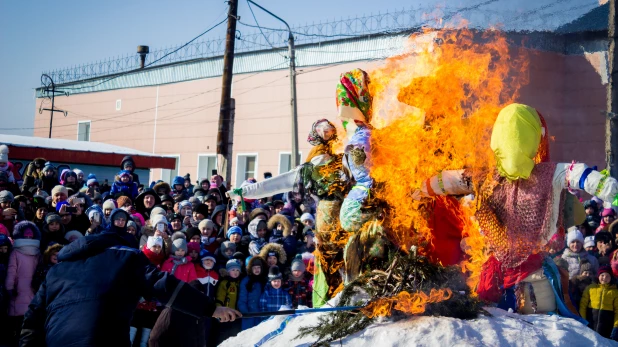 Масленица в Барнауле. 2018.