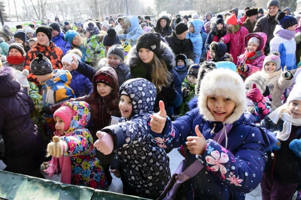 Как прошла Масленица в парке "Лесная сказка"