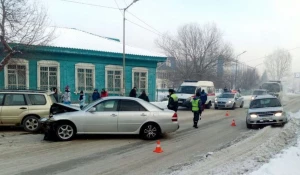 ДТП в Горно-Алтайске 19 февраля.