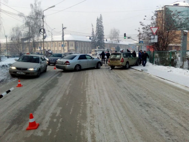 ДТП в Горно-Алтайске 19 февраля.