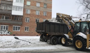 В Томске расписали сугробы именем Навального.