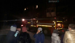 Пожар произошел в подвале многоквартирного дома на ул. Исакова в Барнауле.