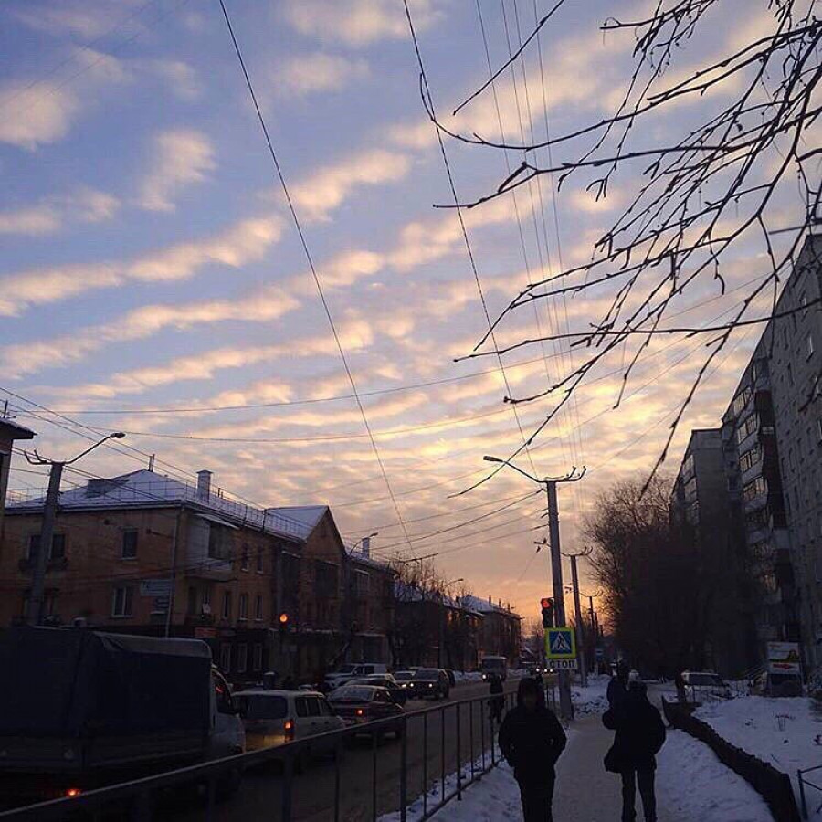 Небо в Барнауле.