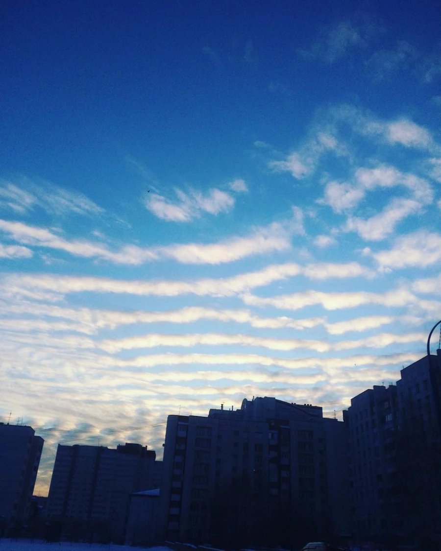 Небо в Барнауле.