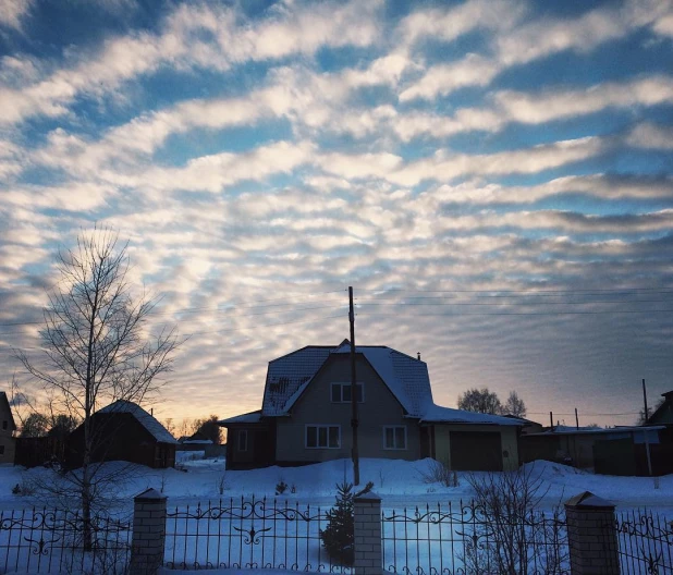 Небо в Барнауле.