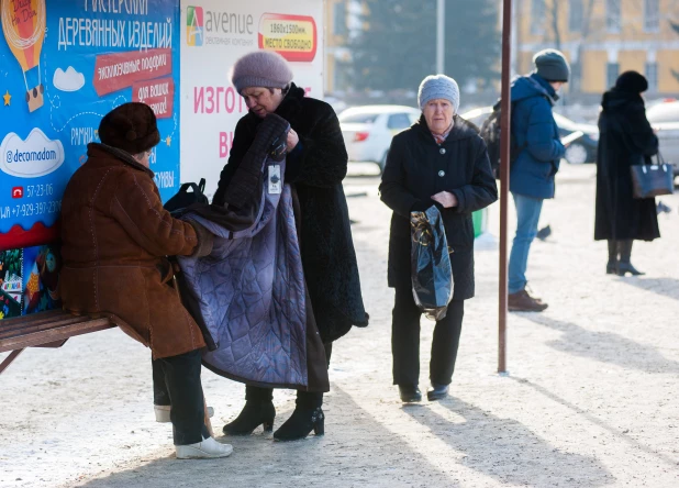 Последний день зимы в Барнауле.