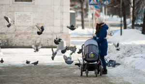 Последний день зимы в Барнауле.