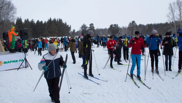 Алтайский лыжный марафон в с. Черемное