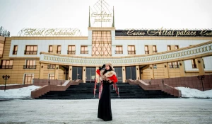 На конкурсе красоты "Королева Altai Palace".