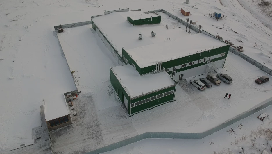 "Покровская сыроварня" с высоты птичьего полеты 