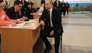 Владимир Путин на выборах-2018.