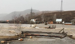 Паводок на Алтае 2018.  Вода в с. Солонешное (Солонешенский район)