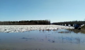 В Тальменском районе река подтапливает дома, взрывают лед.