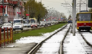 Снег в мае в Барнауле.