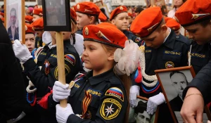 "Бессмертный полк" в Барнауле. 9 мая 2018.