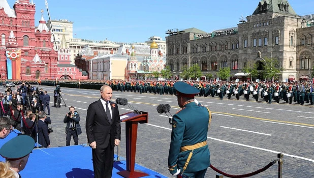 Парад Победы в Москве.