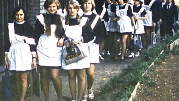 Праздник "Последний звонок" в СССР.