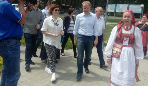 Врио губернатора Виктор Томенко с супругой Татьяной.