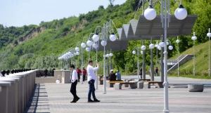 Набережная в Барнауле.