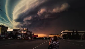 Шторм в Барнауле, 23 июня 2018.