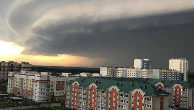 Шторм в Барнауле, 23 июня 2018.