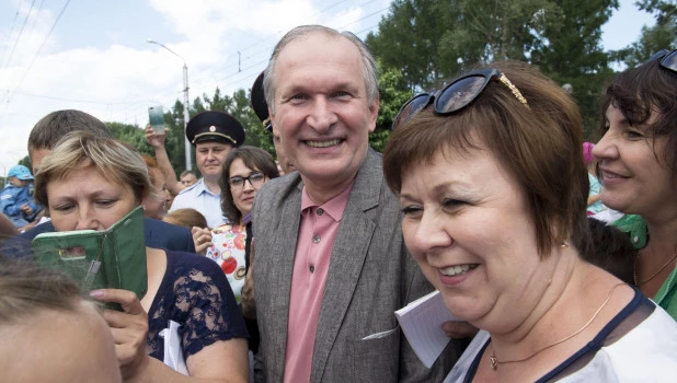 Федор Добронравов. Открытие Шукшинских дней в Барнауле. 24 июля 2018 года.