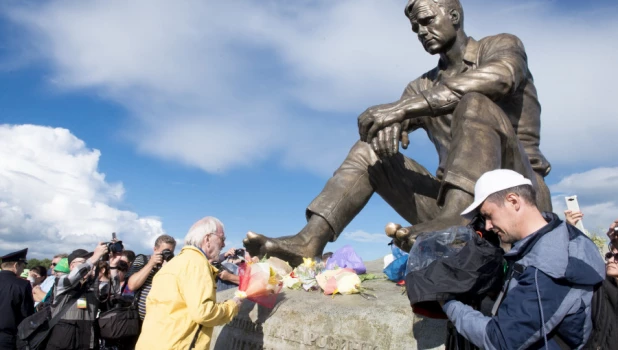 Как встречали VIP-персон в Сростках.