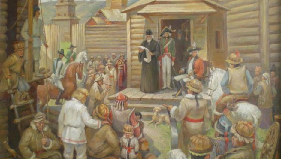 Бийская крепость 1756 год. 2006. Х.,м.