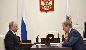 Владимир Путин встретился с Виктором Томенко.