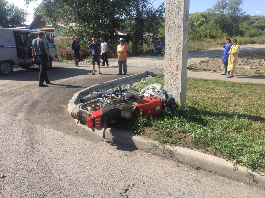 Мотоциклист погиб в ДТП в Бийске. 2 сентября 2018 год. 