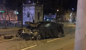 ДТП с BMW  X6 на проспекте Ленина. Барнаул, 15 октября 2018 года.