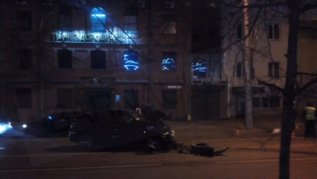 ДТП с BMW  X6 на проспекте Ленина. Барнаул, 15 октября 2018 года.