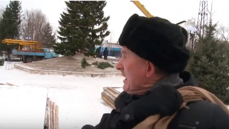 Пенсионер в Бийске.