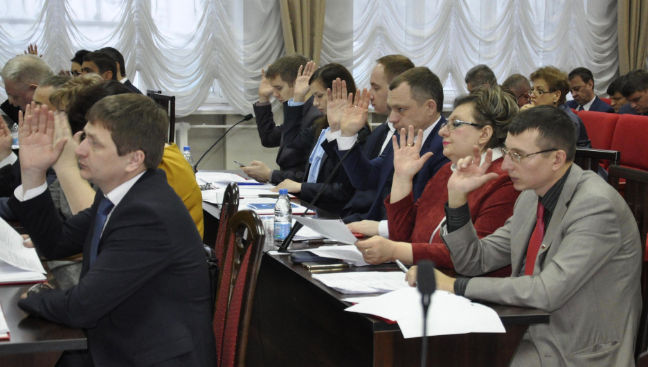 Депутаты Барнаульской городской думы, 30 ноября 2018 года.