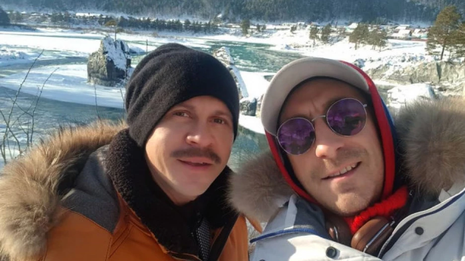 Павел Деревянко и Артём Ткаченко голодают на Алтае. Декабрь 2018 года.