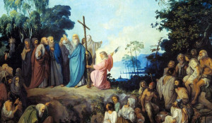 Николай Ломтев. Апостол Андрей Первозванный водружает крест на горах Киевских