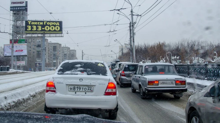 Путепровод на проспекте Ленина.