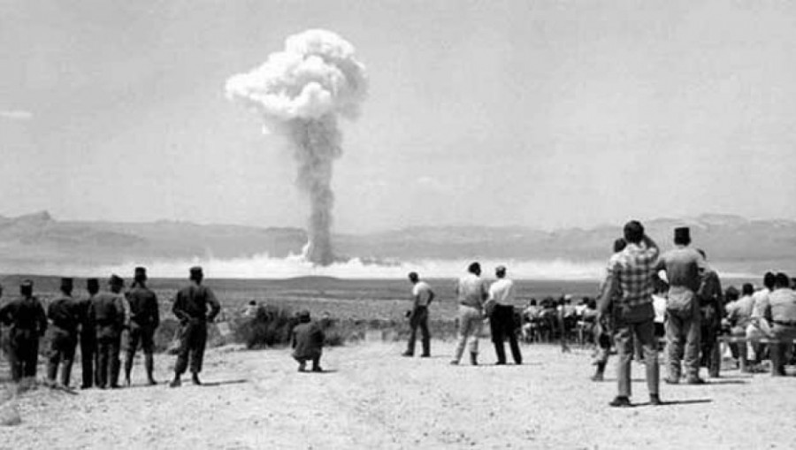 12 октября 1961 г.. Ядерный взрыв на Семипалатинском полигоне 