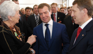 Дмитрий Медведев в 2009 году.