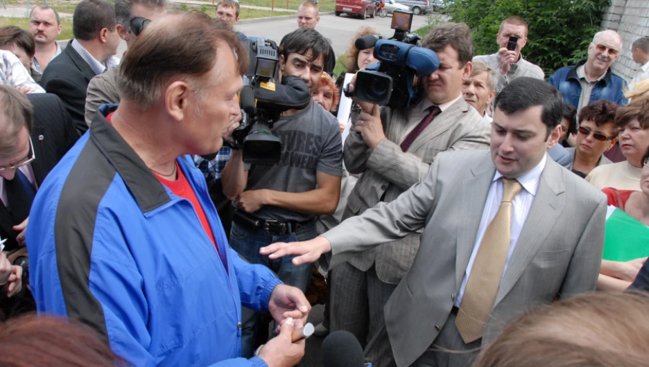 Александр Хинштейн в Барнауле в 2009 году.