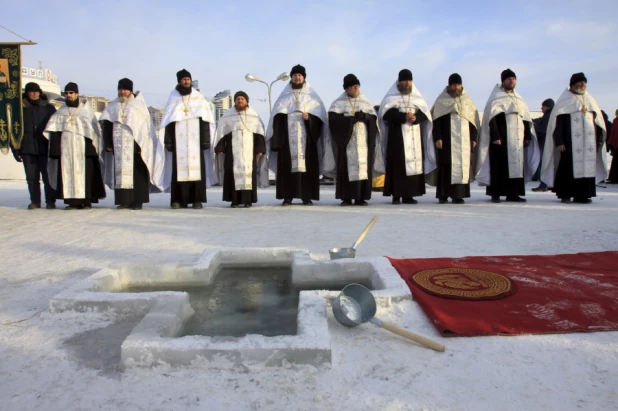 19 декабря 2019 года в Барнауле. Крещение.