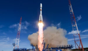 Пуск ракеты-носителя «Союз-2».