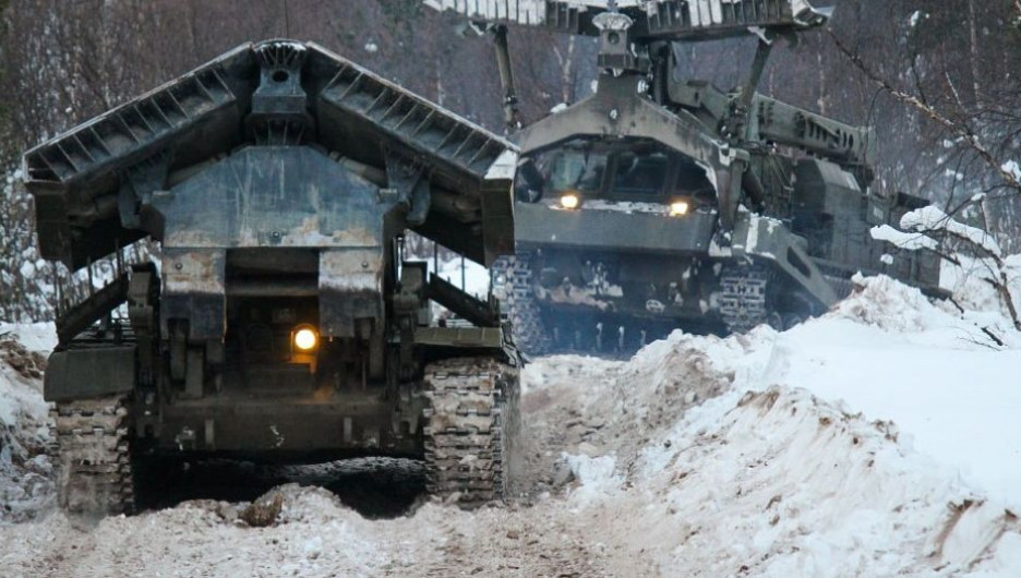 Утром 31 января военные перекроют часть трассы под Барнаулом