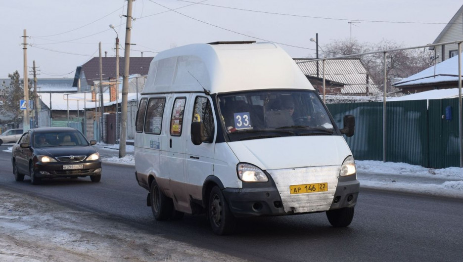 Автобусы компании "АГАС-Транс" в Барнауле