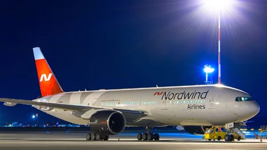 Boeing 777 авиакомпании Nordwind Airlines.