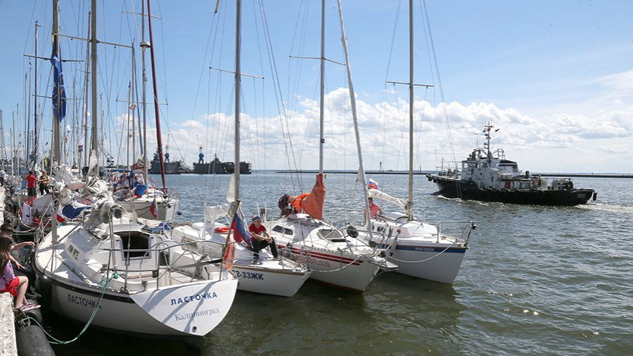 Балтийское море, лодки, Калининград.
